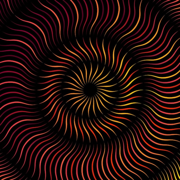 Fondo abstracto con líneas de mandala combinadas