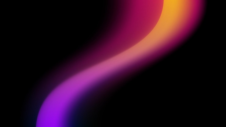 Vector fondo abstracto de líneas de neón borrosas