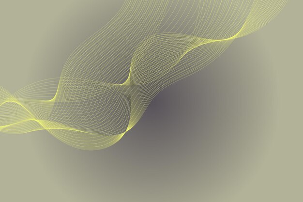 Fondo abstracto de líneas de onda vectorial que fluyen dinámicas coloridas aisladas en fondo blanco para el concepto de cartel de pancarta ciencia de la comunicación música tecnología de IA digital