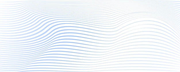 Fondo abstracto con líneas onduladas azules claras diseño de línea minimalista perfecto para tarjetas de animación