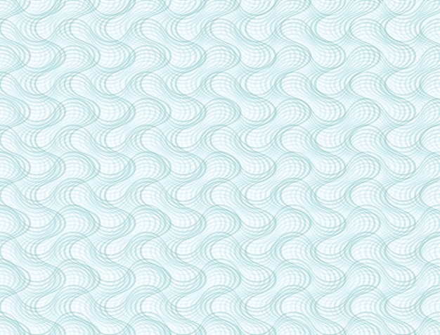 Fondo abstracto con líneas onduladas azules como hilo enredado