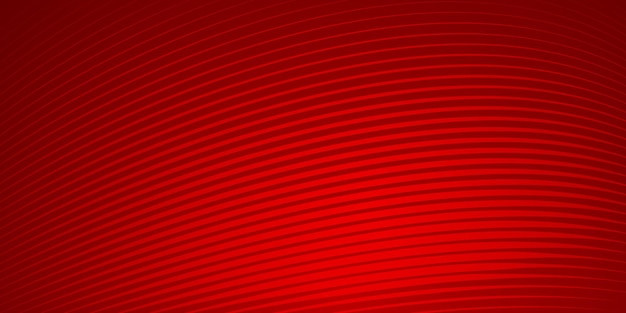 Fondo abstracto de líneas onduladas en colores rojos