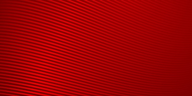 Vector fondo abstracto de líneas onduladas en colores rojos