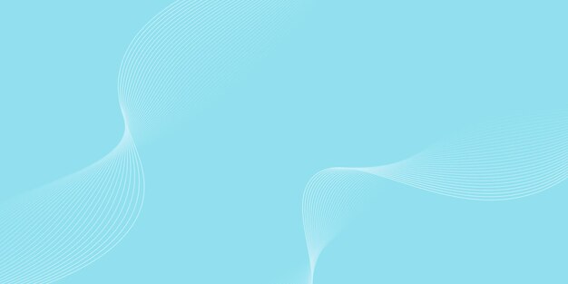 Fondo abstracto con líneas onduladas dinámicas Fondo del concepto de tecnología digital del futuro