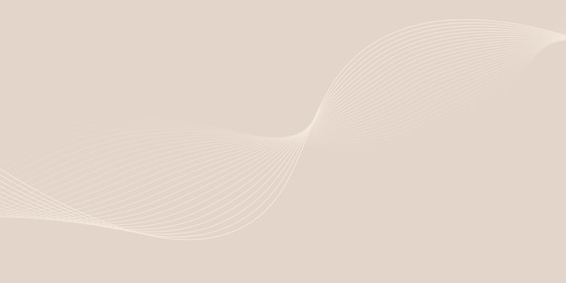 Fondo abstracto con líneas onduladas dinámicas Fondo del concepto de tecnología digital del futuro