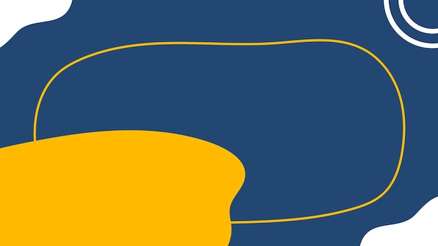 Fondo abstracto con líneas onduladas Ilustración vectorial Colores azules y amarillos