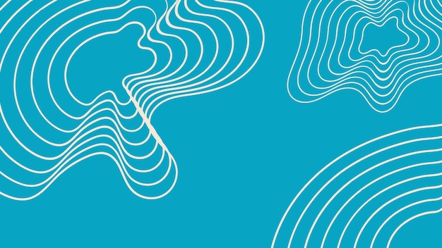 Fondo abstracto con líneas onduladas Ilustración vectorial para su diseño