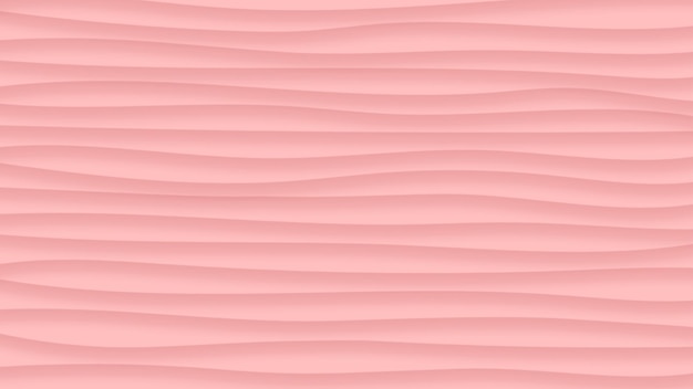 Fondo abstracto de líneas onduladas con sombras en colores rosas