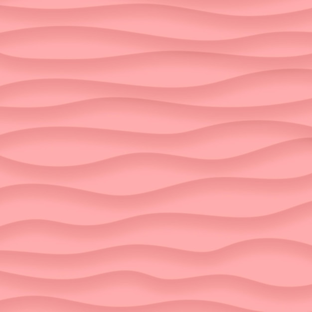 Fondo abstracto de líneas onduladas con sombras en colores rosas