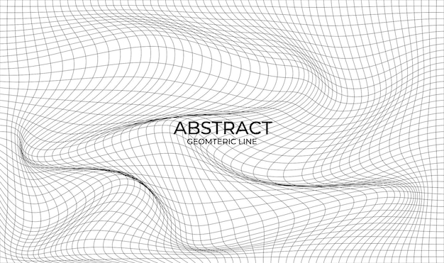 Vector fondo abstracto con líneas onduladas