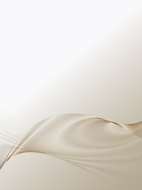 Fondo abstracto de líneas de oro de lujo