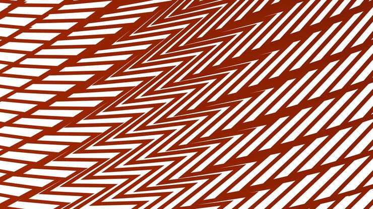 Vector el fondo abstracto de líneas de rayas de patrón zigzag rojo oscuro