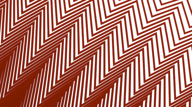 El fondo abstracto de líneas de rayas de patrón zigzag rojo oscuro
