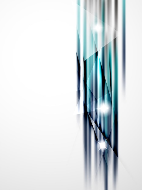 Fondo abstracto de líneas rectas brillantes