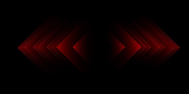 Fondo abstracto con líneas rojas y transiciones Vector de tecnologías
