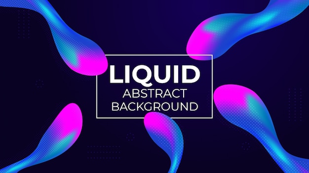 Vector fondo abstracto líquido colorido