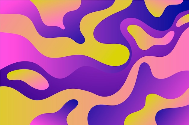 Fondo abstracto líquido con gradiente