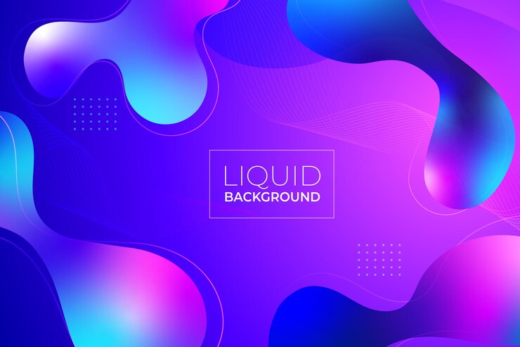 Fondo abstracto líquido con gradiente