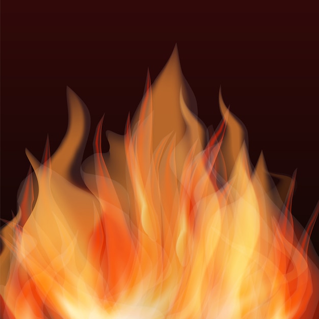 Fondo abstracto de llama de fuego