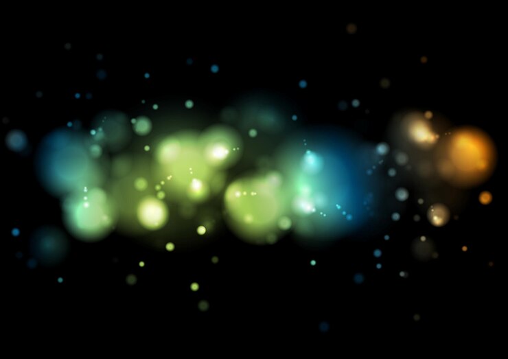 Vector fondo abstracto de luces brillantes