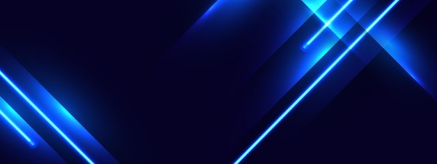 Fondo abstracto de luces de neón que brilla intensamente