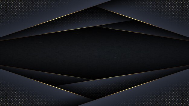 Fondo abstracto de lujo con adornos dorados.
