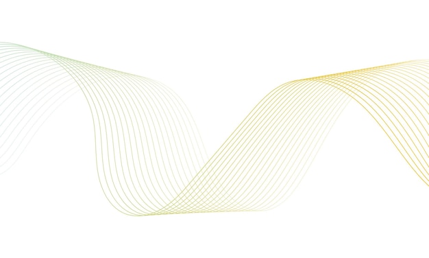 Fondo abstracto de lujo blanco y dorado con onda.