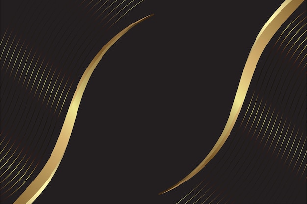 Un fondo abstracto de lujo con elementos de cinta dorada y efecto de luz brillante del fondo