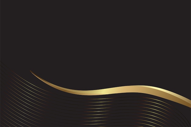 Un fondo abstracto de lujo con elementos de cinta dorada y efecto de luz brillante del fondo