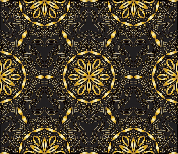 Fondo abstracto de lujo mandala ornamental