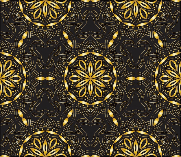 Fondo abstracto de lujo mandala ornamental