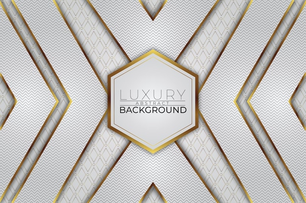 Fondo Abstracto Lujo Moderno Estilo Oro Blanco
