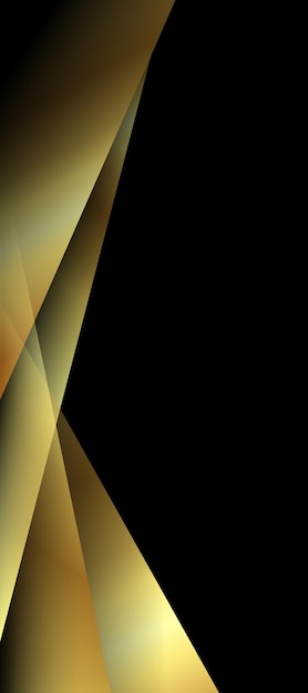 Fondo abstracto de lujo negro y dorado