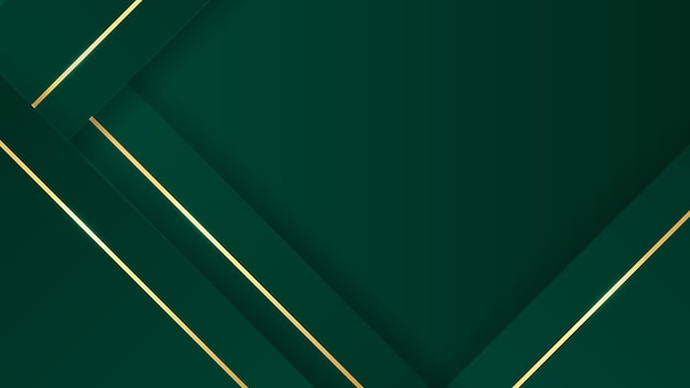 Vector fondo abstracto de lujo verde y dorado