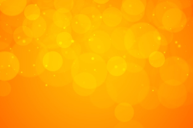 Fondo abstracto de luz suave de bokeh naranja