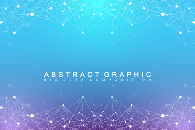 Fondo abstracto de macrodatos
