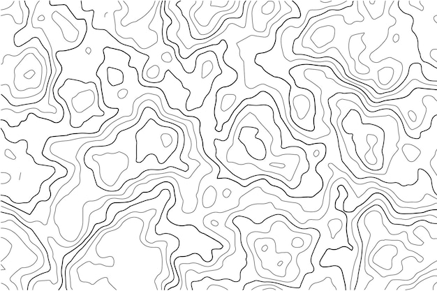 Fondo abstracto del mapa topográfico