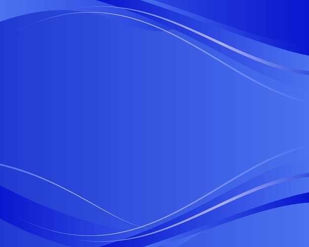 fondo abstracto de marco de curva azul