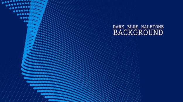 Fondo abstracto de medio tono azul oscuro para telón de fondo o presentación