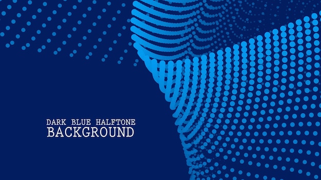 Fondo abstracto de medio tono azul oscuro para telón de fondo o presentación