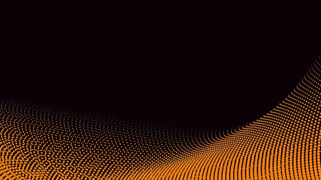 Fondo abstracto de medio tono naranja negro para telón de fondo o presentación
