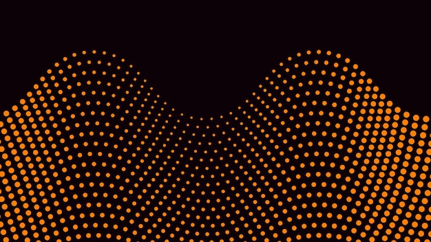 Fondo abstracto de medio tono naranja negro para telón de fondo o presentación