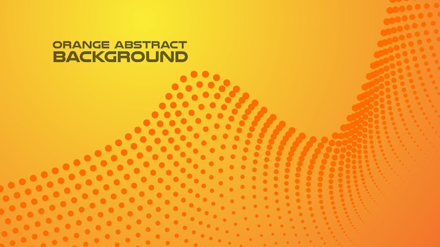 Fondo abstracto de medio tono naranja para telón de fondo o presentación