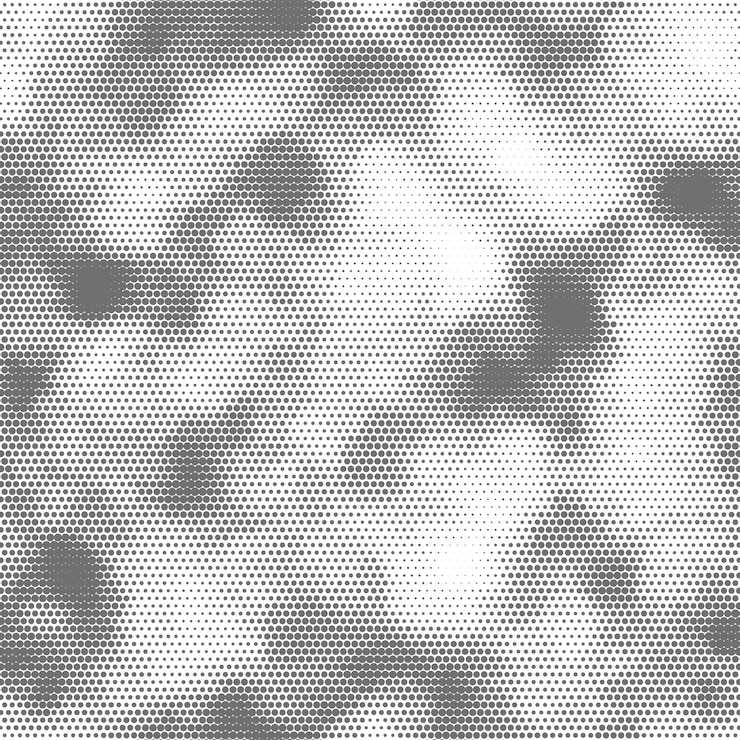 Vector fondo abstracto de medios tonos efecto grunge