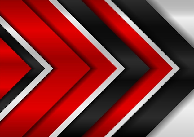 Fondo abstracto de metal negro y rojo para el diseño de plantillas de tarjetas de visita