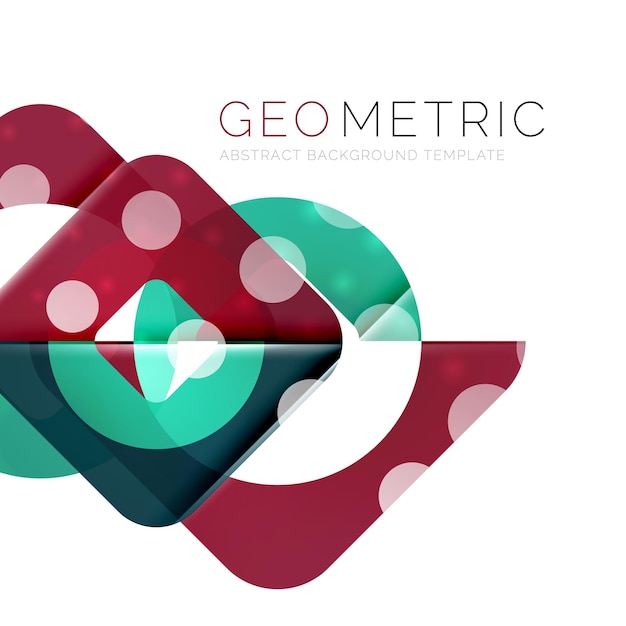 Fondo abstracto mínimo geométrico con efectos de luz