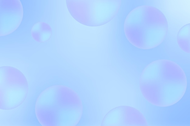Fondo abstracto del modelo de la burbuja azul de Bokeh. Papel pintado moderno. Ilustración vectorial