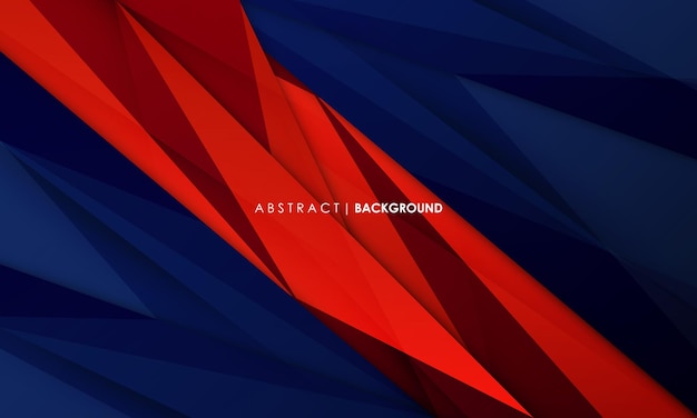 Fondo abstracto moderno azul y rojo con blanco colorido