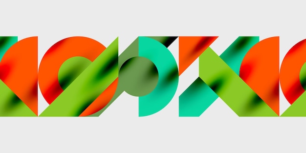 Fondo abstracto moderno con círculos, líneas y triángulos en una composición geométrica dinámica Perfecto para diseños con temas tecnológicos o creativos