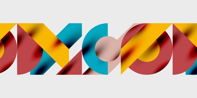 Fondo abstracto moderno con círculos, líneas y triángulos en una composición geométrica dinámica Perfecto para diseños con temas tecnológicos o creativos